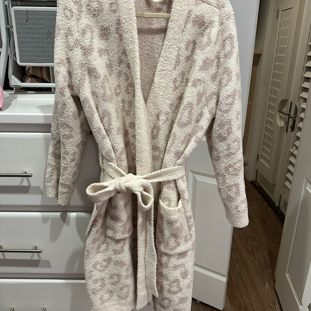 Barefoot Dreams Cream Cozy Chic Robe